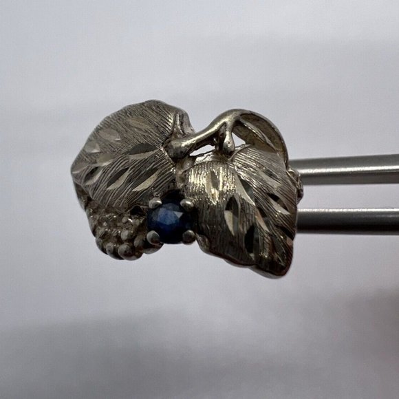 925 STERLING SILVER SAPPHIRE RING  SIZE 4.5 - Picture 8 of 9